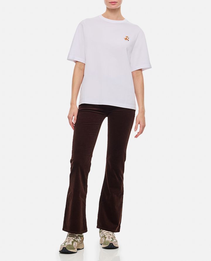 Maison Kitsuné T-SHIRT CON PATCH VOLPE