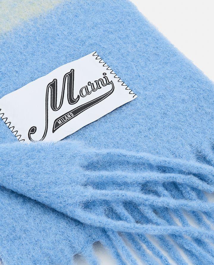 Marni SCIARPA A RIGHE CON LOGO E FRANGE