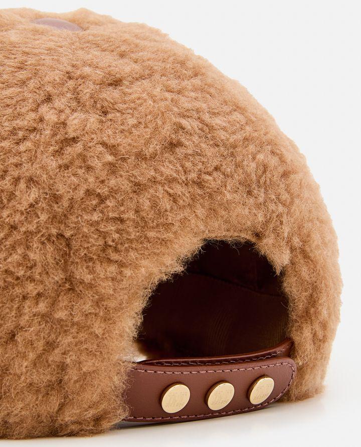 Max Mara EDIT TEDDY BERRETTO CON VISIERA