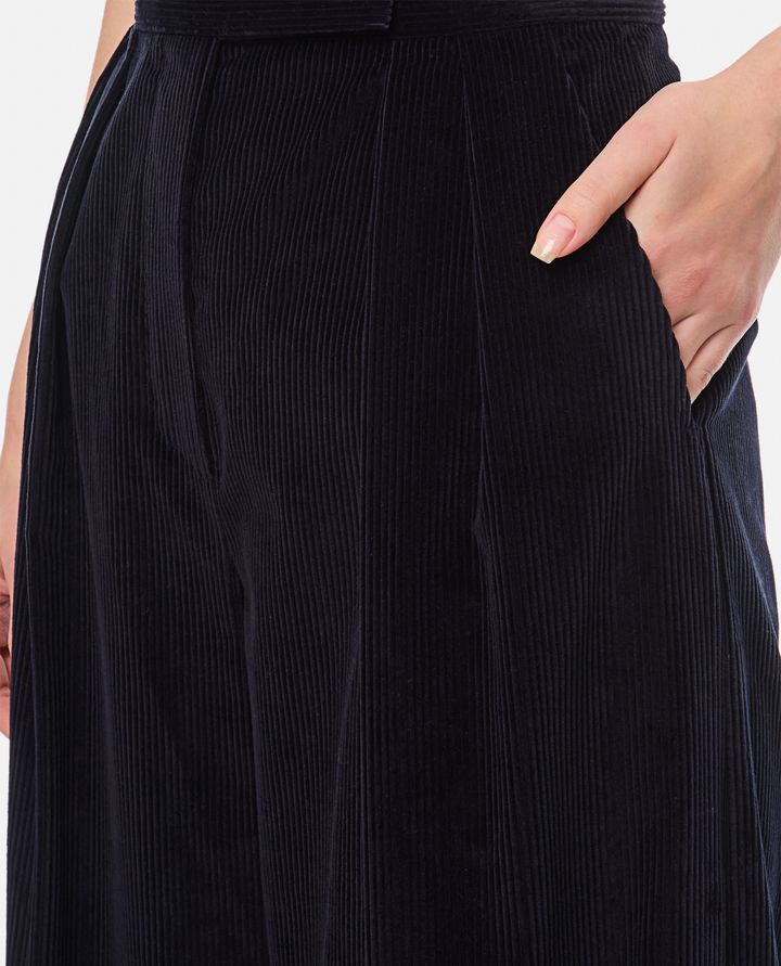 Max Mara GILLY PANTALONI AMPI IN VELLUTO