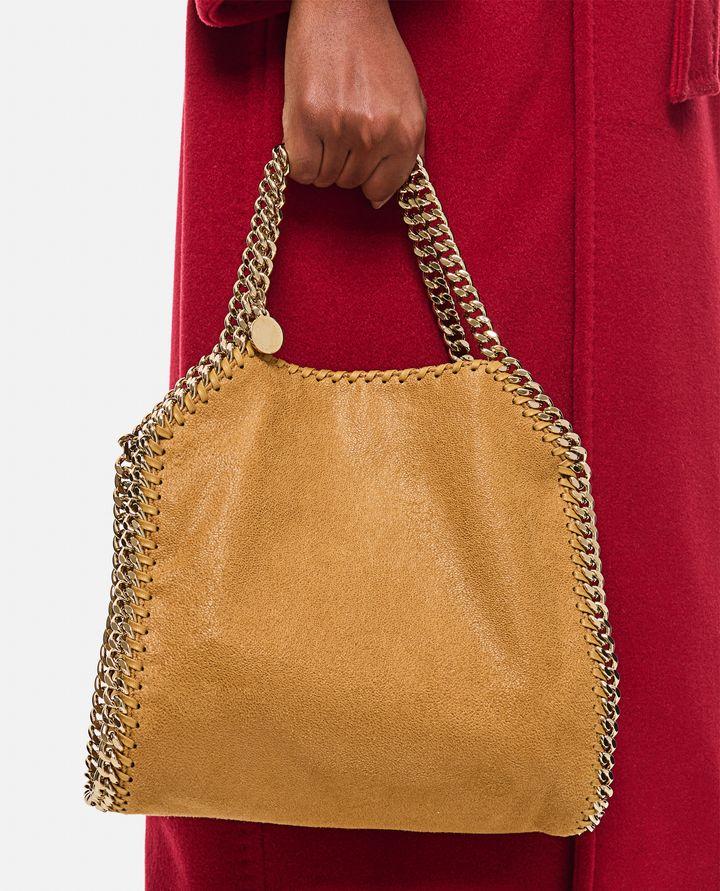 Stella McCartney MINI TOTE ECO SHAGGY DEER W/LIGHT GOLD COLOR CHAIN