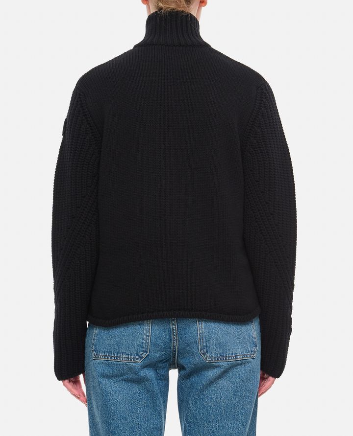 Moncler GIACCA CON MANICHE IN MAGLIA