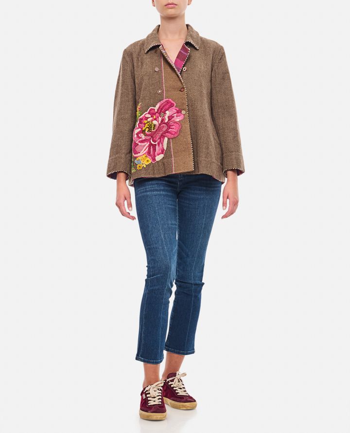 Péro GIACCA DOUBLE FACE CON RICAMI