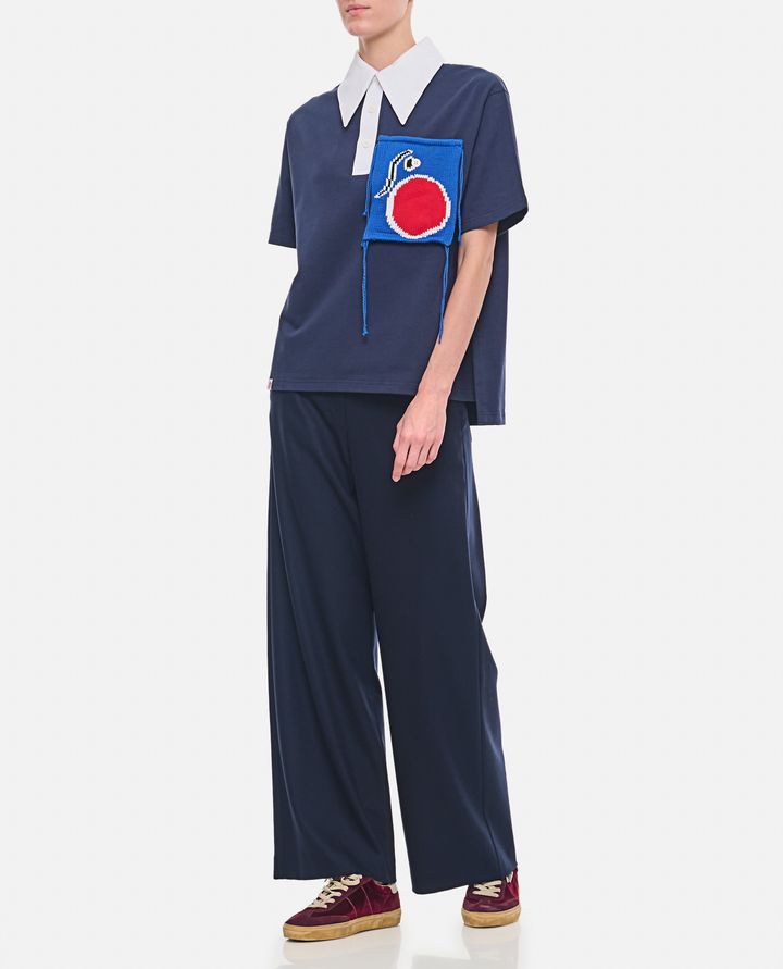 Charles Jeffrey Loverboy POLO DA RUGBY CON PATCH IN MAGLIA