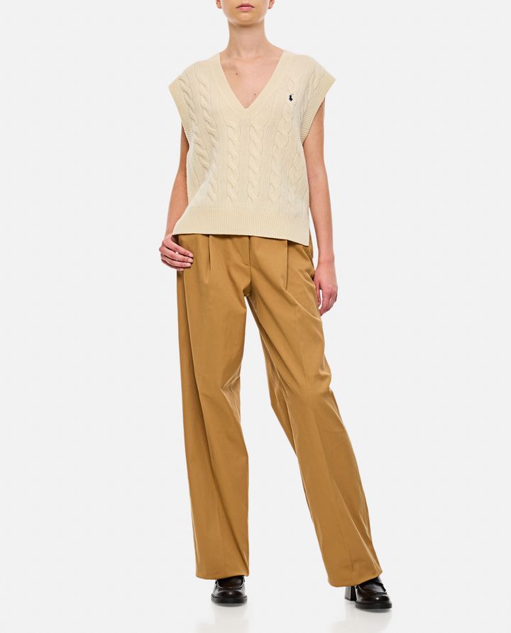 Polo Ralph Lauren GILET IN MAGLIA A TRECCE