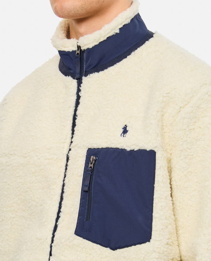 Polo Ralph Lauren TEDDY CON ZIP E TASCHINO