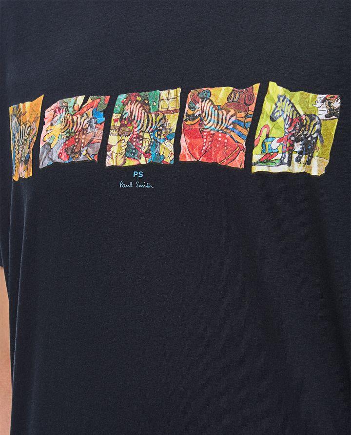 PS Paul Smith MENS REG FIT SS T SHIRT ZEBRAS