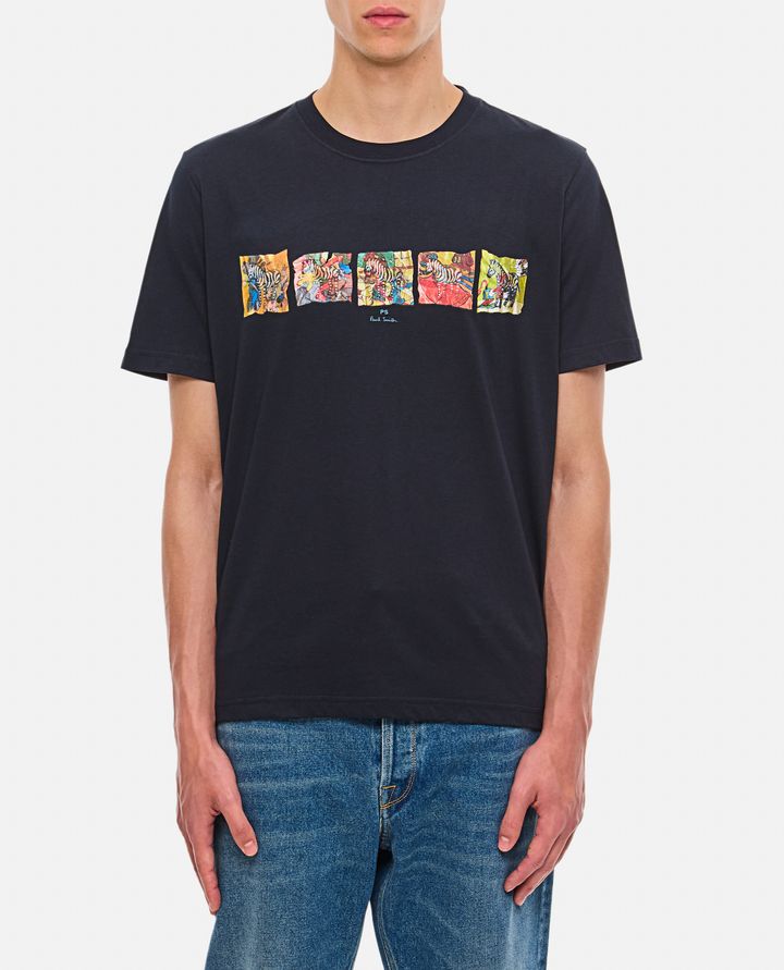 PS Paul Smith MENS REG FIT SS T SHIRT ZEBRAS