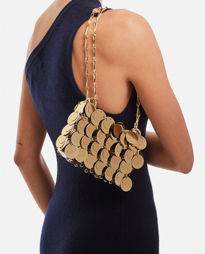 Rabanne BORSA A SPALLA SPARKLE NANO