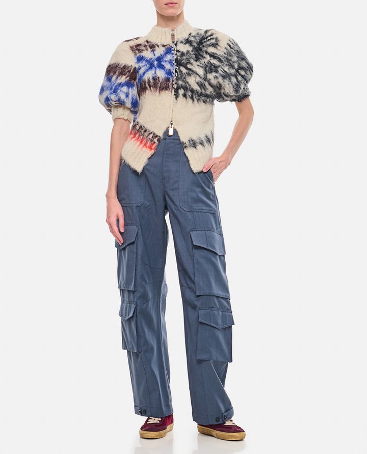 Sacai BLOUSON IN MAGLIA FANTASIA