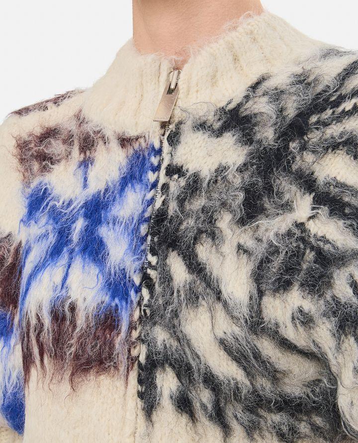 Sacai BLOUSON IN MAGLIA FANTASIA