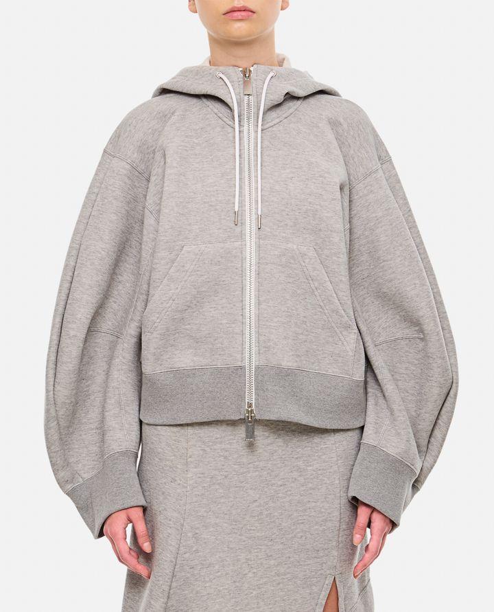 Sacai FELPA CON ZIP