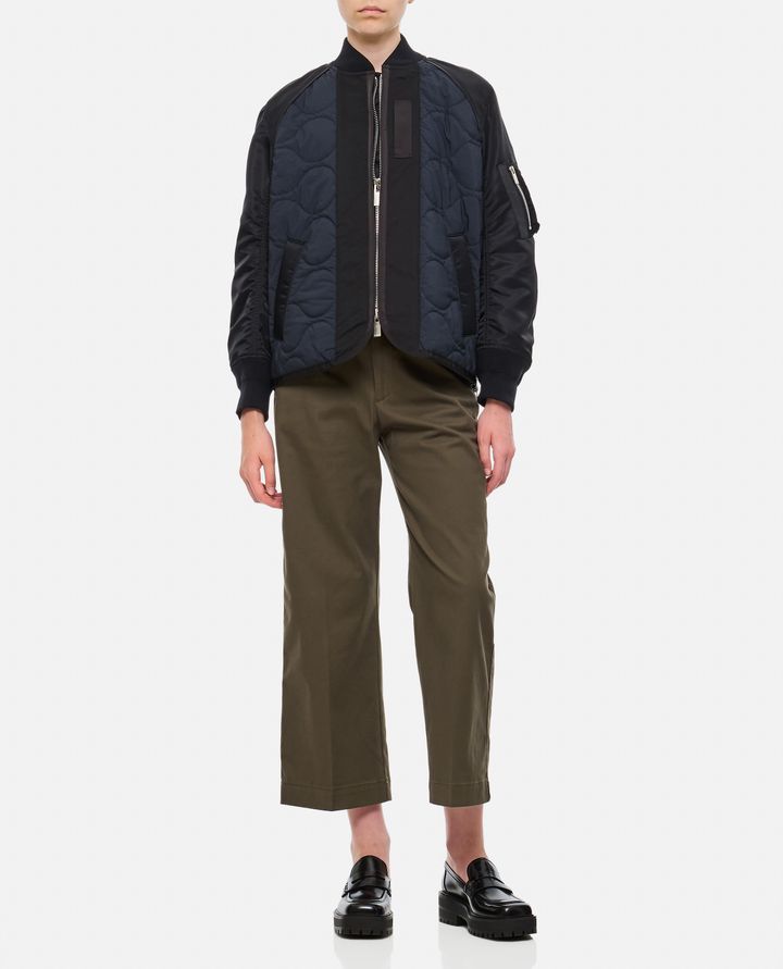 Sacai GIACCA IN NYLON TWILL X RIP STOP