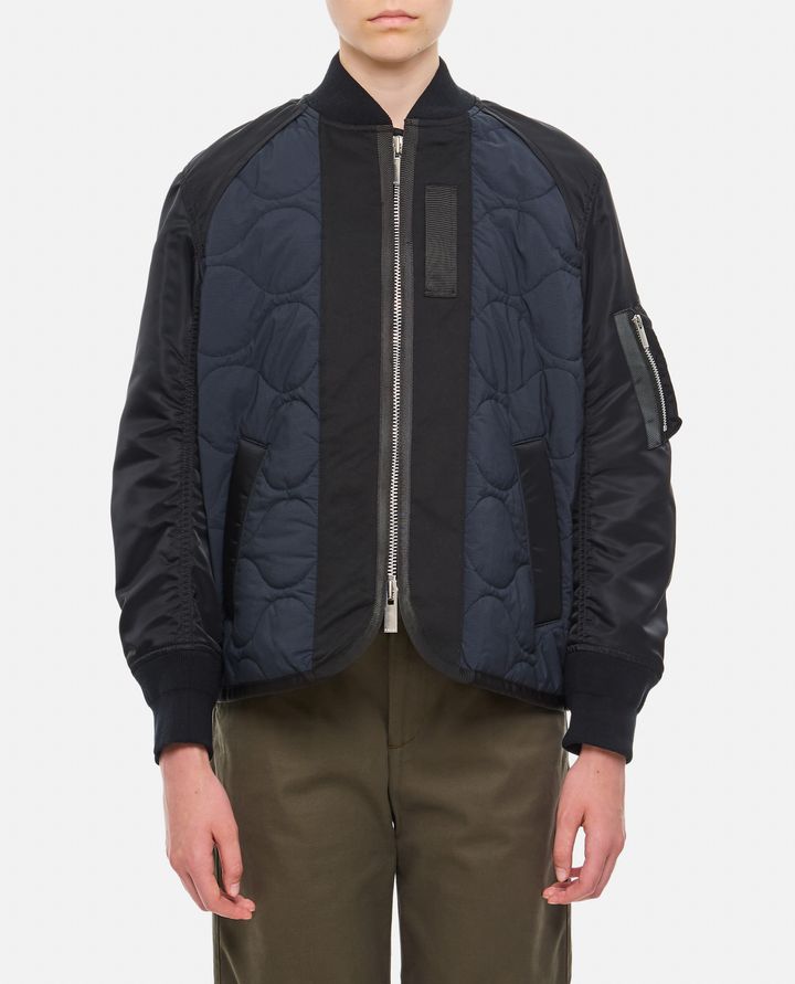 Sacai GIACCA IN NYLON TWILL X RIP STOP