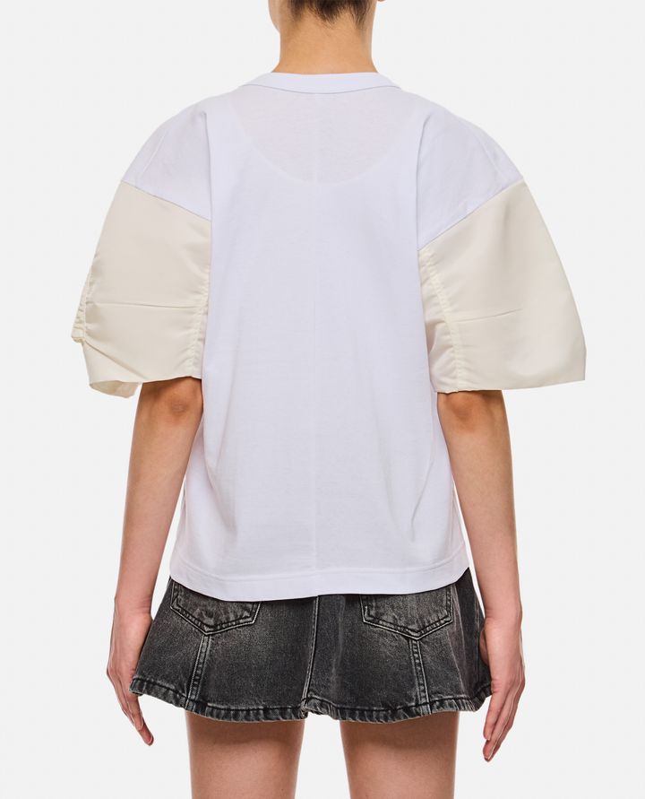 Sacai NYLON TWILL X COTTON JERSEY T-SHIRT