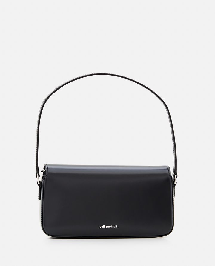 Self-Portrait BORSA BAGUETTE IN PELLE NERA