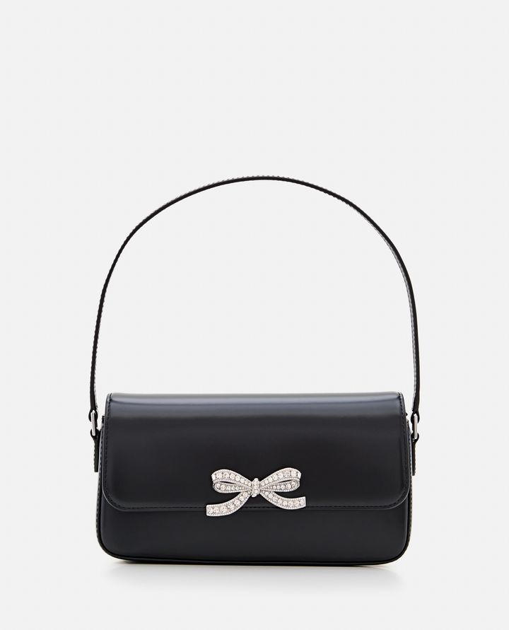 Self-Portrait BORSA BAGUETTE IN PELLE NERA