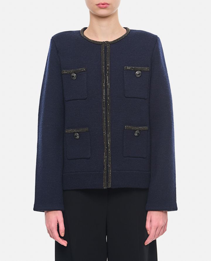 Self-Portrait CARDIGAN IN MAGLIA CON DECORAZIONI