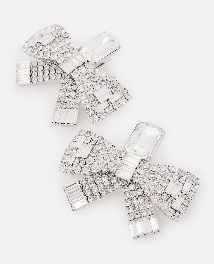 Self-Portrait ORECCHINI CON FIOCCO IN CRISTALLO