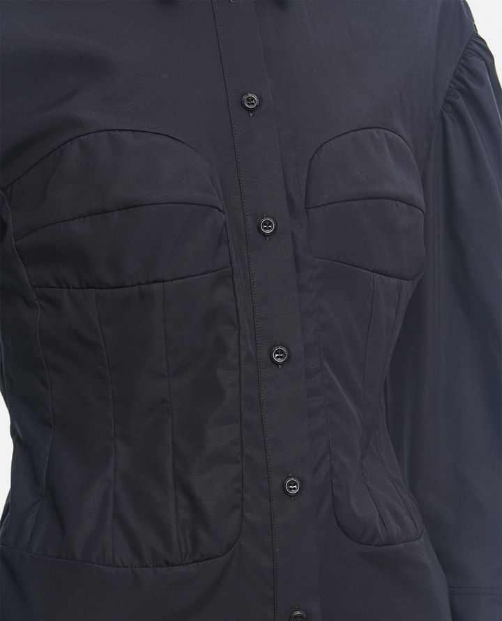 Simone Rocha CAMICIA CON CUCITURA CORSETTO