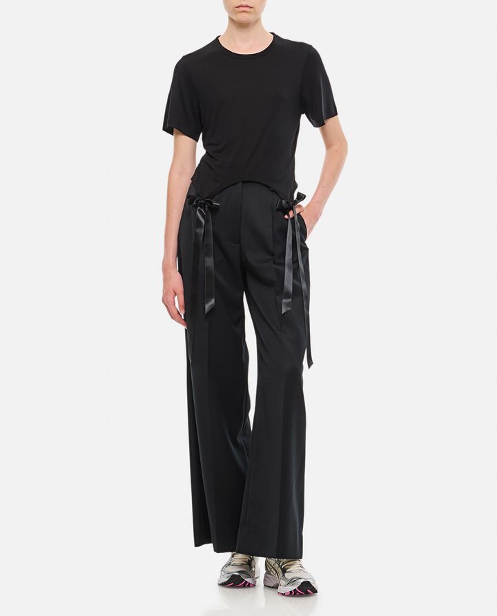 Simone Rocha EASY T-SHIRT W/ BOW TAILS