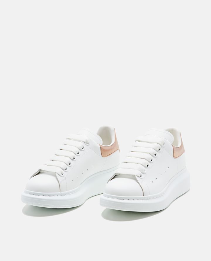 Alexander McQueen SNEAKERS LARRY IN PELLE GRANATA 45MM