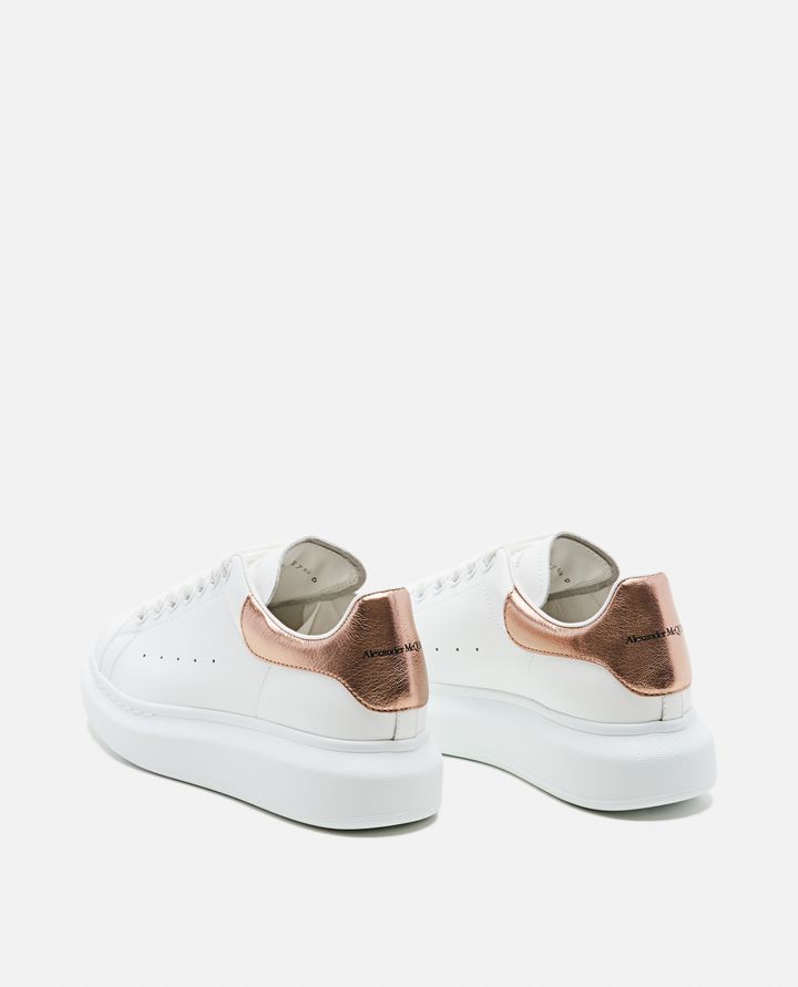 Alexander McQueen SNEAKERS LARRY IN PELLE GRANATA 45MM