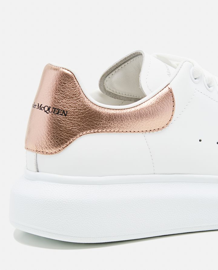 Alexander McQueen SNEAKERS LARRY IN PELLE GRANATA 45MM