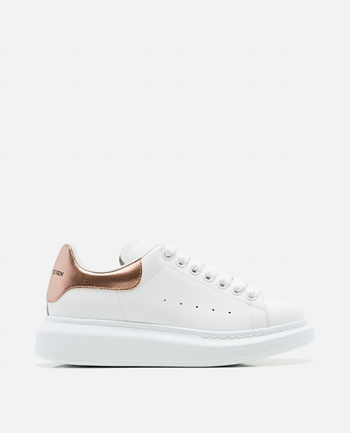 Alexander McQueen SNEAKERS LARRY IN PELLE GRANATA 45MM