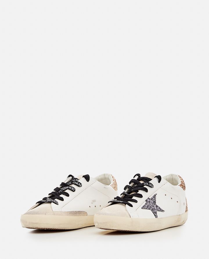 Golden Goose SNEAKERS SUPER STAR IN PELLE E GLITTER