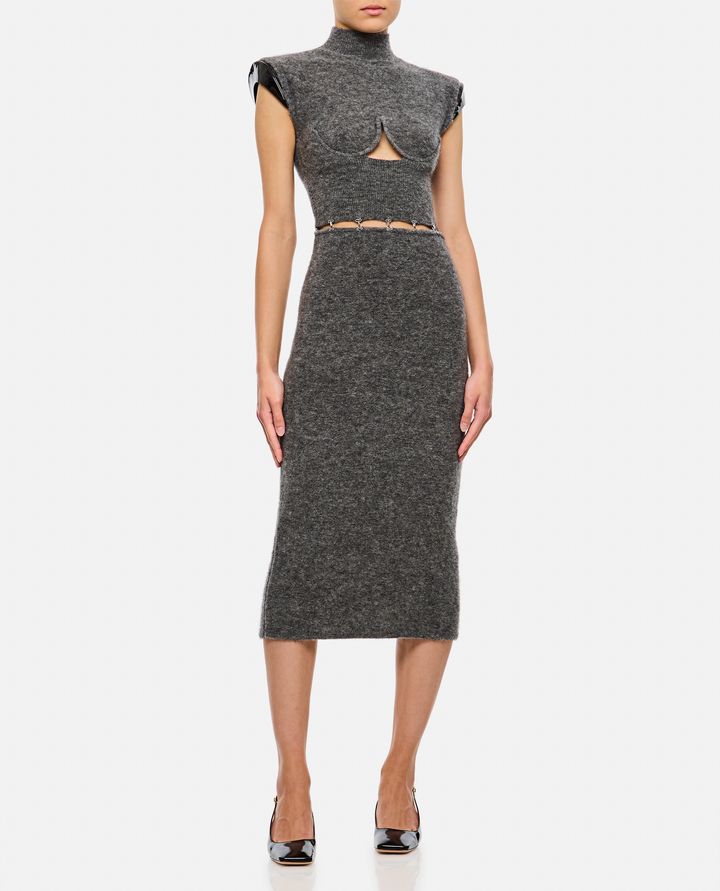 Sportmax ALBINO ABITO CUT-OUT MOHAIR