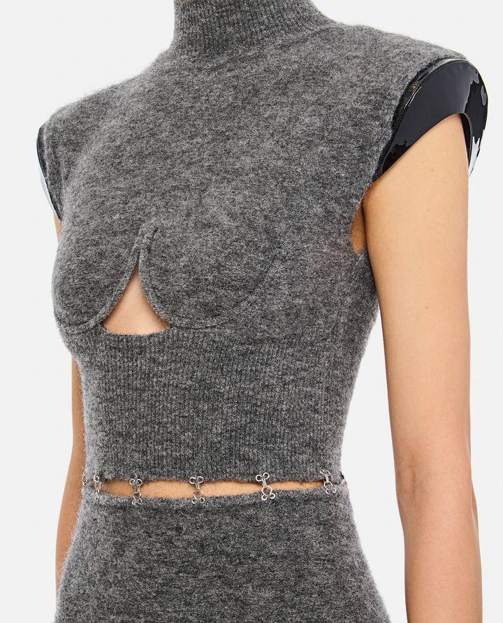 Sportmax ALBINO ABITO CUT-OUT MOHAIR