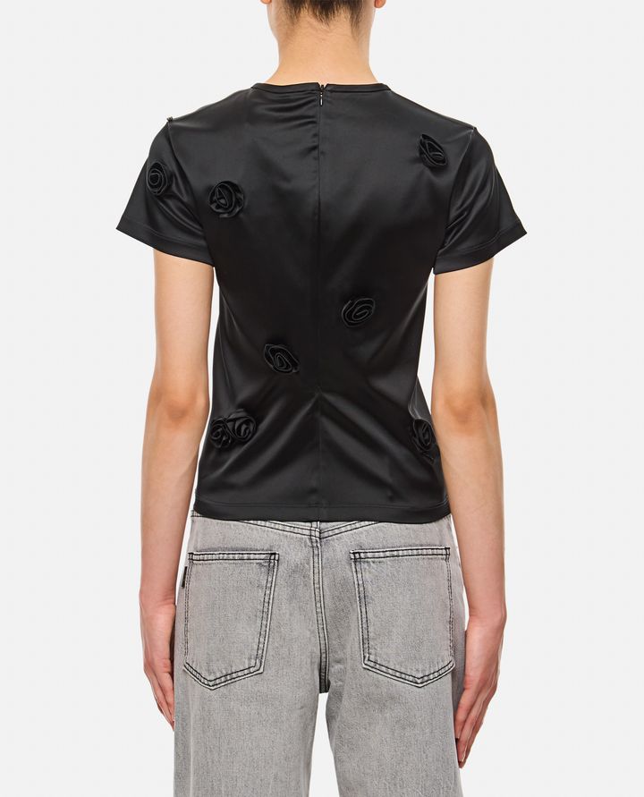 Sportmax MENDOZA T-SHIRT NERA CON DA DONNA