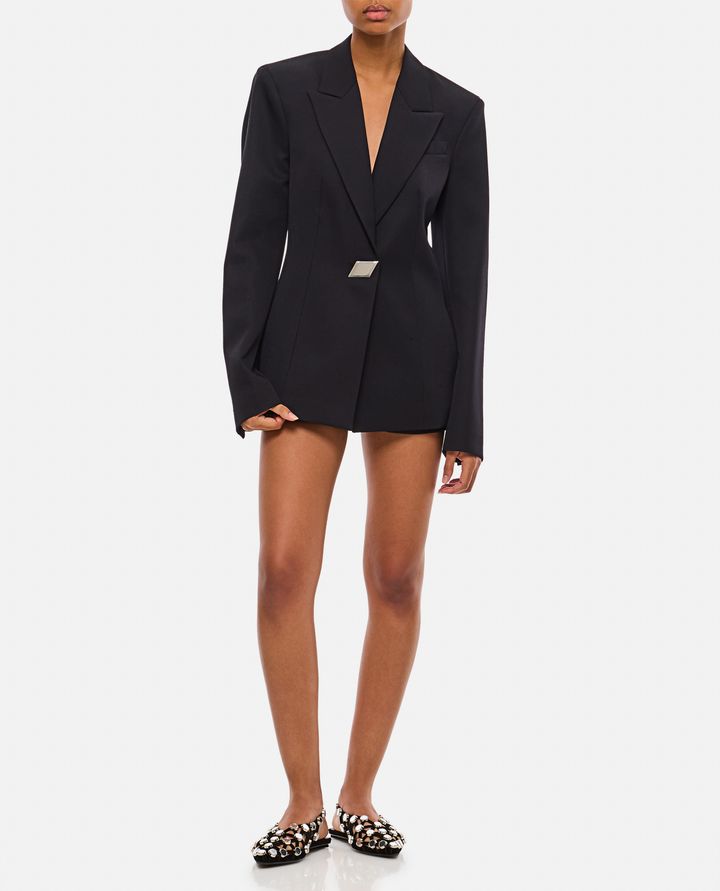 The Attico BLAZER IN GABARDINA DI LANA