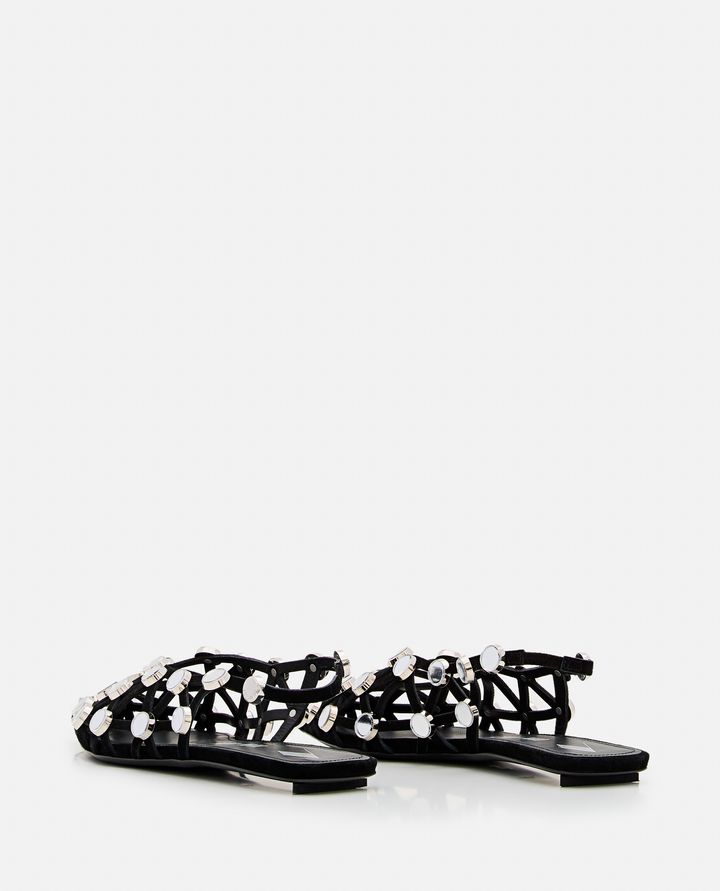 The Attico GRID FLAT BALLERINA