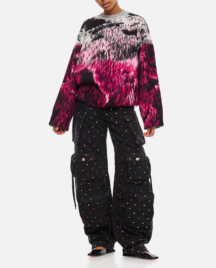 The Attico MAGLIA IN MISTO LANA JACQUARD