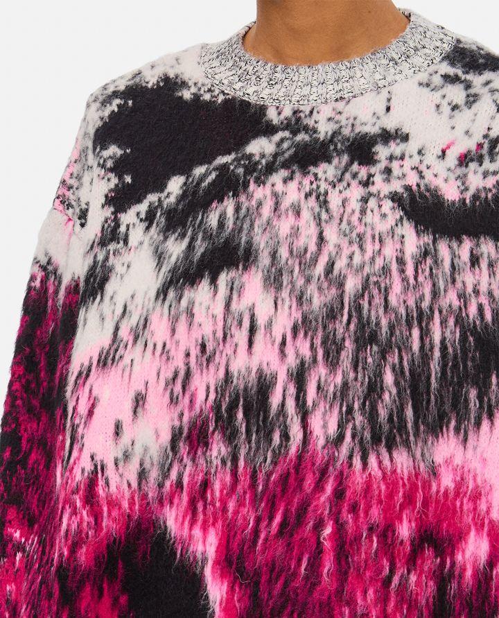 The Attico MAGLIA IN MISTO LANA JACQUARD