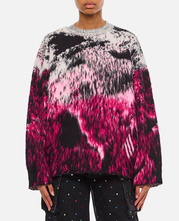 The Attico MAGLIA IN MISTO LANA JACQUARD