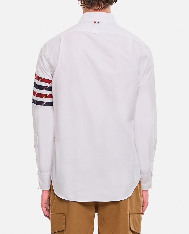 Thom Browne 4BAR CAMICIA COTONE E SETA
