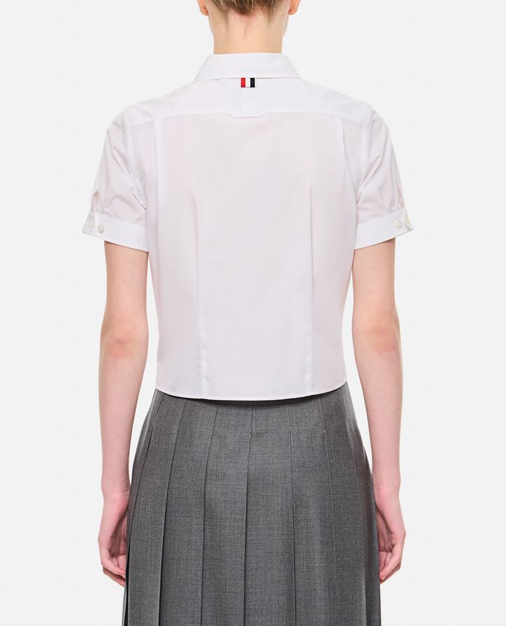 Thom Browne CAMICIA CORTA COLLEGE