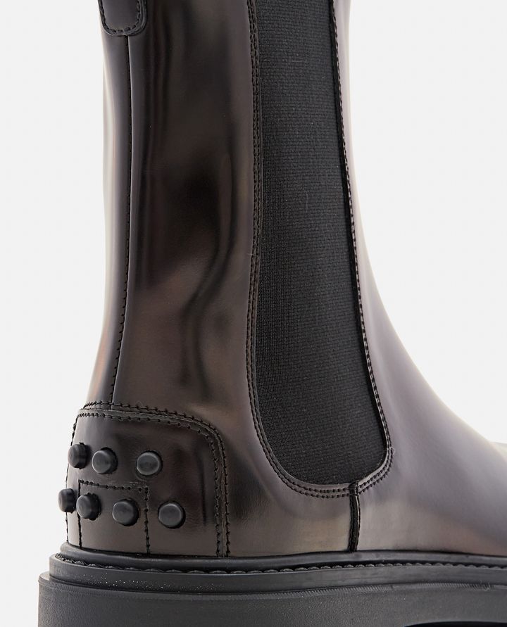 Tod's STIVALI CHELSEA IN VERNICE