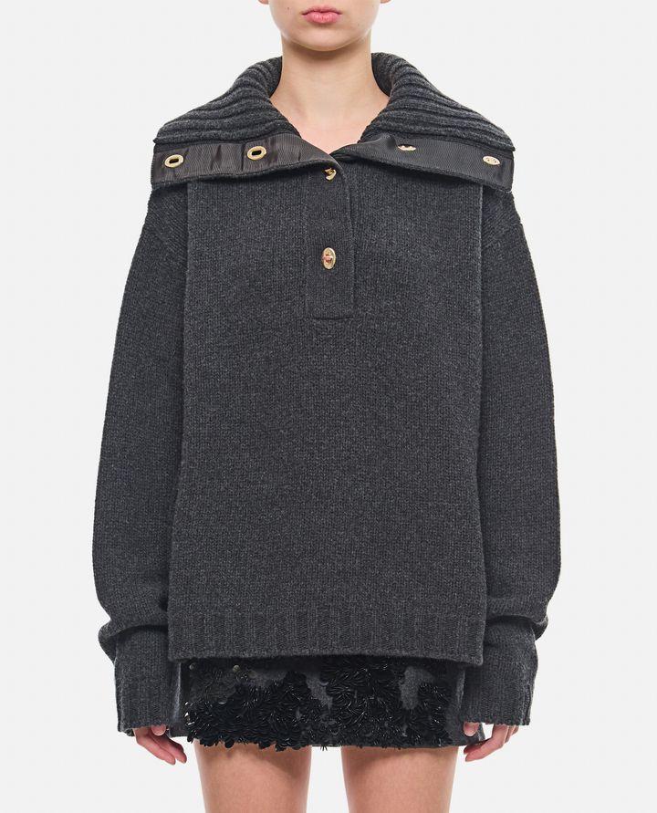 Wales Bonner BALLAD MAGLIONE CON COLLETTO