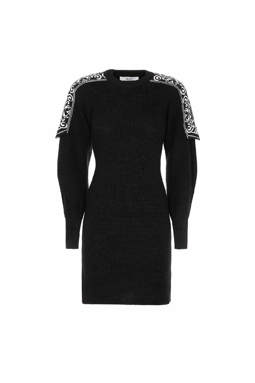 Akep ABITO CORTO AKEP CON SPALLINE IN TESSUTO JACQUARD