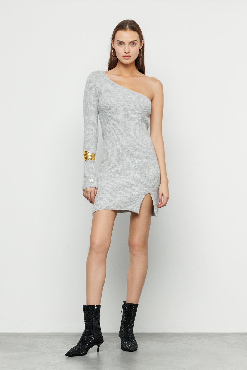 Akep ABITO CORTO AKEP SCOLLO ASIMMETRICO CON SPALLA SCESA IN MAGLIA