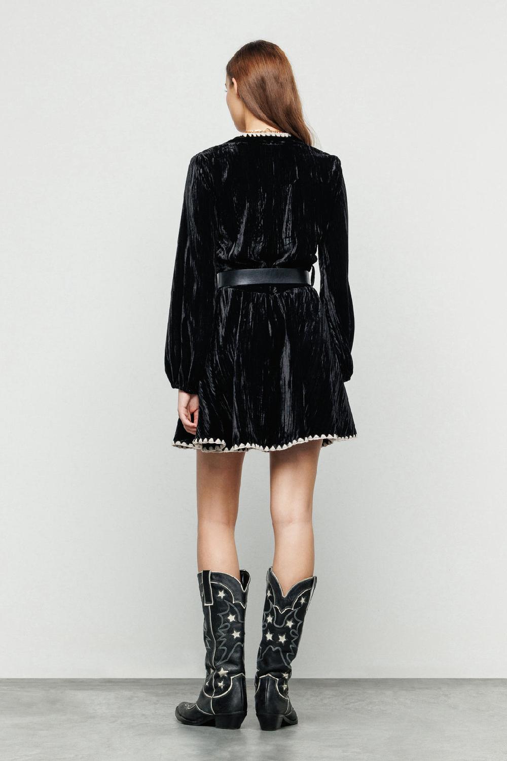 Akep ABITO CORTO AKEP IN VELLUTO MARTELLATO