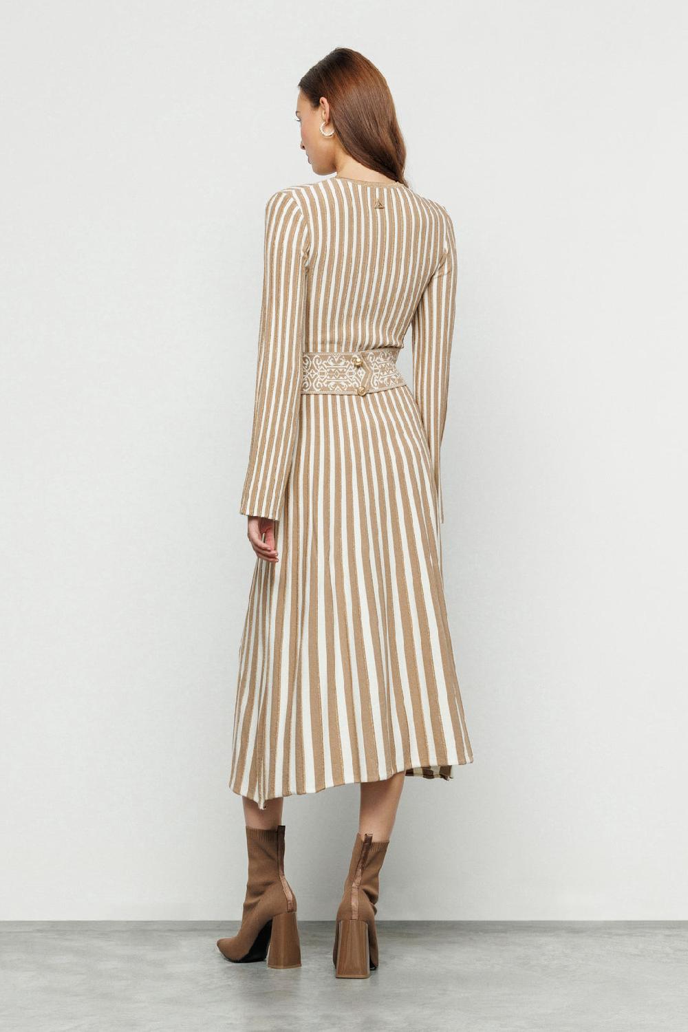 Akep ABITO LUNGO AKEP A RIGHE BICOLOR