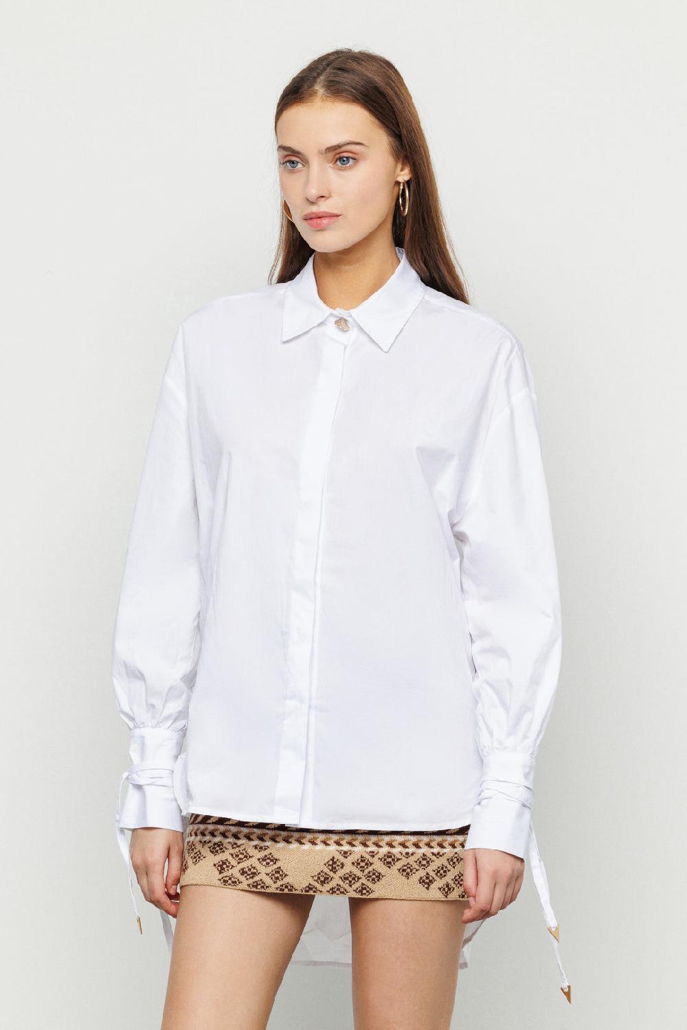 Akep CAMICIA OVERSIZE AKEP CON LACCETTI AI POLSI