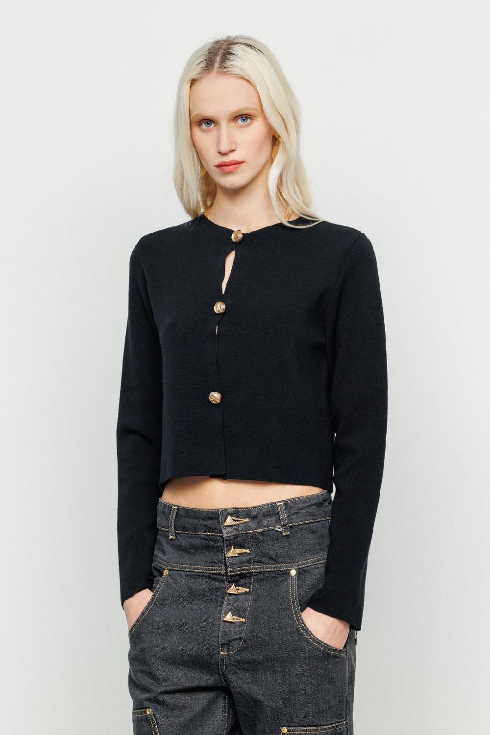 Akep CARDIGAN AKEP CON BOTTONI GIOIELLO