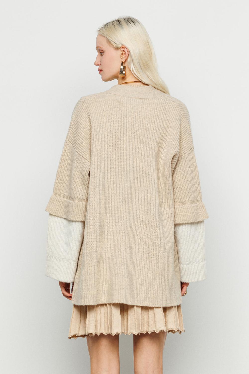 Akep CARDIGAN AKEP CON BOTTONI IN METALLO LOGATI