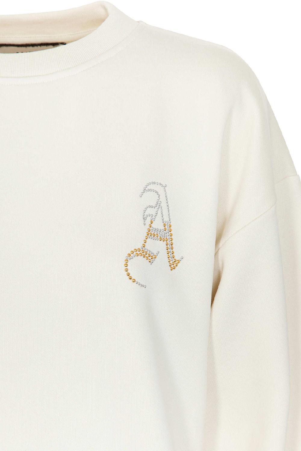 Akep FELPA AKEP A GIROCOLLO CON STAMPA SUL RETRO